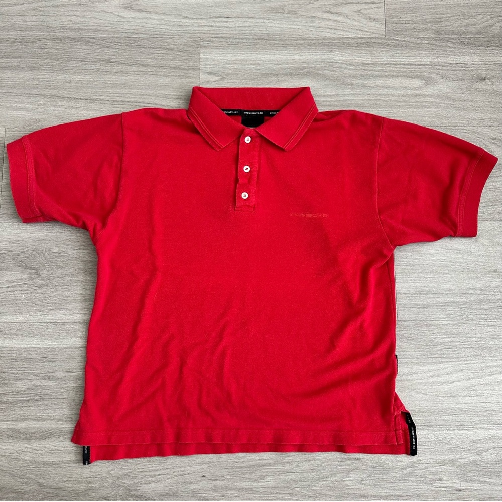 Women’s Porsche Polo Red Size Large